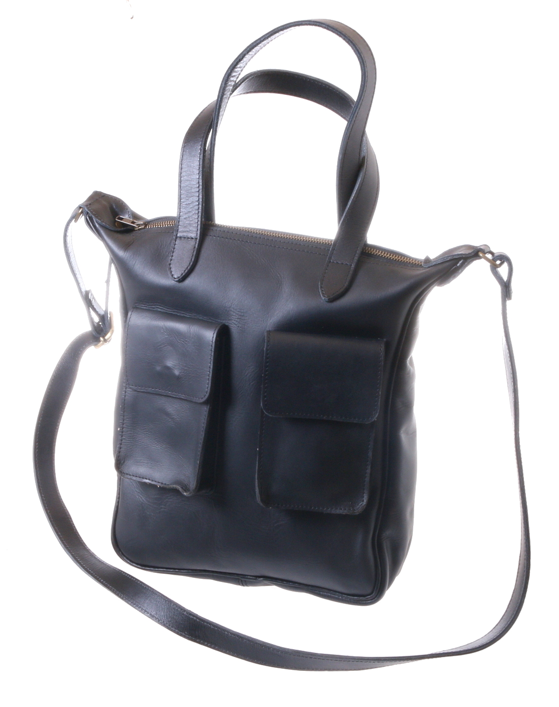 Gundara - black leather bag - fair & handmade - from Ethiopia - fairchain Gundara - black cross-body bag genuine cow leather - handmade & fair from Ethiopia